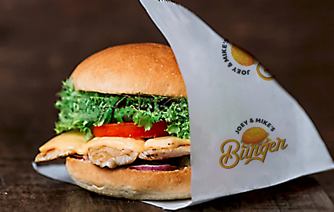 hamburger in papier van FoodPaper​